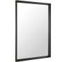 Black Deep Angled Mirror - 915MM H X 610MMW