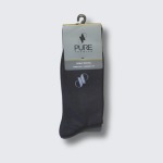 Pure Long Socks Dark Grey Men