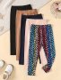 Toddler/ Girls' 5 Packs Premium Pull-on Leggings Pants