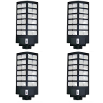 Ecomlight - 2000W Solar Street Lamp With Remote And Sensor - Pack Of 4