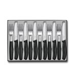 Victorinox Swiss Army Victorinox 12 Piece Cutlery Set Black
