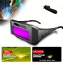 1PC Auto Darkening Welding Helmets Automatic Light Change Auto Darkening Anti- Eyes Shied Goggle Glasses Solar Energy Eyes Glasses