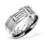 C596-C29071 - Men's Stainless Steel Ring - Size 11