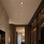 Modern Round Recessed 73MM GU10 GU5.3 Downlights Various Colours - Chrome
