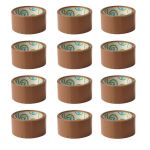 Packaging Tape Brown Buff Tape 48MM X 100M - Pack Of 12