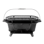 Portable Cast Iron Charcoal Braai Grill For Outdoor Camping & Picnic
