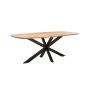 - Sissa Danish Oval Solid Wood Dining Table - Magnolia - 200 X 100 Cm 6-8 Seater