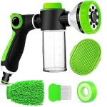 Upgrade Dog Washing Hose Attachment Dog Shower Attachment With Soap Dispenser Dog Shampoo Hose Attachment With Pet Bath Brush Ca