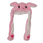 Pink Piglet Squeeze Hat