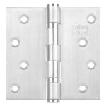 4" Heavy Duty Door Hinges Xinsheng 316 Marine Grade Stainless Steel 3 Pack