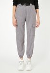 Cargo Jogger Trousers - Beige Plaid