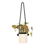 Hanging Orange Stripy Planter - Small