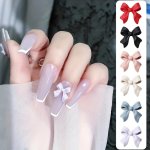 50PCS Of Colorful 3D Bows Nail Art Charms - Perfect For Diy Nail Art Jewelry