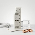 Multiplug 3X3PIN 3X2PIN Safy Power Adapter