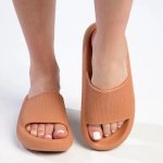 Devi Push In Sandal - Burnt Orange - 8