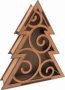Christmas Tree Gift Box Swirls