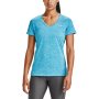 Under Armour Women's Ua Tech Twist Graphic Lu Short Sleeve Shirt Blue Assorted Sizes - Small