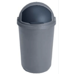 New Plastic Rubbish Bin – Push Bin – 50L- Granite- 028GT