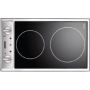 30CM Electric Hob With 2 Ceramic Electric Plates Stainless Steel And Black