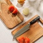 Pro Santoku Knife Black - 18CM
