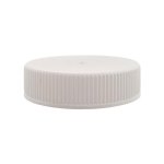 Ribbed White Lid 48 400