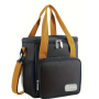 Compartment Insulated Lunch Bags With Shoulder Straps - Black