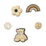 Crocs Mono Shiitake 5PC Plugs In Neutral - Neutral Onesize