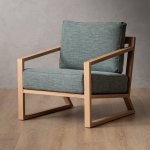 Clarens Fabric Armchair Oak