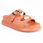 Madison Studded Sandal - Orange - 8