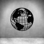 Planet Earth - Grey / L 1000 X H 1000MM