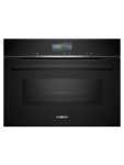 Siemens 60CM Black IQ700 Built-in Compact Microwave Oven - CM756G1B1