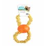 Tug-o-play Ball With Rope Dog Toy