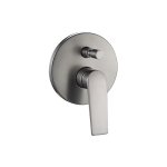 Shower bath Diverter Mixer Vita Graphite