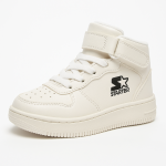 Starter Infants Leather High-top Sneakers White black - Speedtrainer