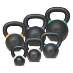 Alphastate Cast Iron Kettlebell Set
