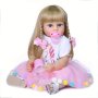 22 Inch 55CM Reborn Baby Doll: Princess Toddler Girl Soft Real Touch Full Body Silicone Vinyl Christmas Gift - High Quality Collectible