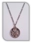 2.4CM Diameter St Christopher Pendant With 45CM Chain