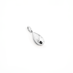 The Droplet Charm In Silver