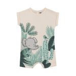 Jungle Scene Printed Romper