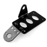 Motorcycle Side Mount Bracket Universal Tail Light License Plate Bracket