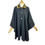 Black Vintage Cape - S m l