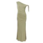 Sage Slinky Tie Dress