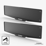 Ford Number Plate Holder Set White For