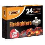 BIC - Firelighters Pre-cut Firelighter Cubes 24S - Pack Of 2
