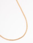 Goldair Gold Wheat Chain Necklace