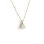 The Aether Pendant Lab Grown Diamond White Gold - 5 Mm