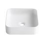 Studio Ceramc Sq Basin Wht Mat 36X36X12