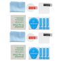 Action Camera Lens Protector Tempered Glass Film 2-PACK