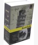 Casey Homesafe Paperback Metal Book Safe With Lock Pisa Design - Easily Hidden On A Book Shelf Made Of Steel Plate Wrapped In Ca