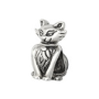 C1174-C5444 - 925 Sterling Silver Cat European Charm Bead